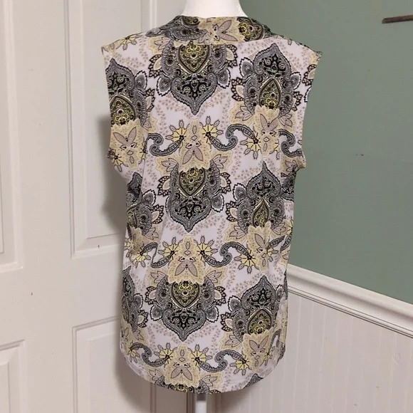 Dana Buchman Large Tank Paisley Summer Work - Picture 5 of 9